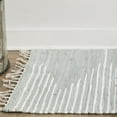 thumbnail image 1 of Set of 2 Patterned Woven Cotton With Tassels Rug, 1 of 2