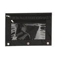 thumbnail image 1 of Set of 2 Pencil Pouches with Zipper for 3 Ring Black Zippered Pencil Bags Craft Stationery Storage, 1 of 4