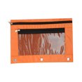 thumbnail image 1 of Set of 2 Pencil Pouches with Zipper for 3 Ring Black Zippered Pencil Bags Craft Stationery Storage, 1 of 4