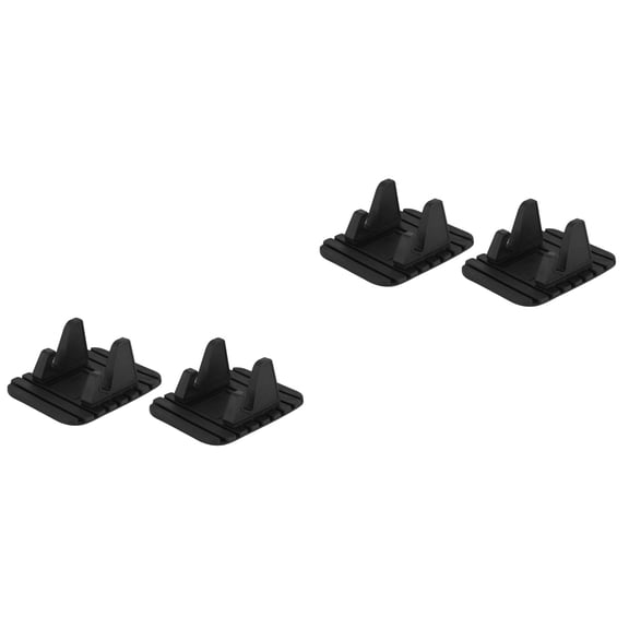 Set of 2 Phone Stand Bracket Dash Car Mount for Dashboard Black