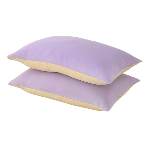 Set of 2 Pillow Shams with Envelope Closure Pillowcase Pillow Covers Standard Size Soft Breathable