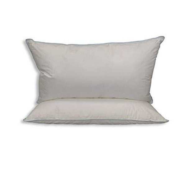 Set of 2 Pillows Similar to Holiday Inn Soft Blue Cord Soft Bed Pillow - Standard Size