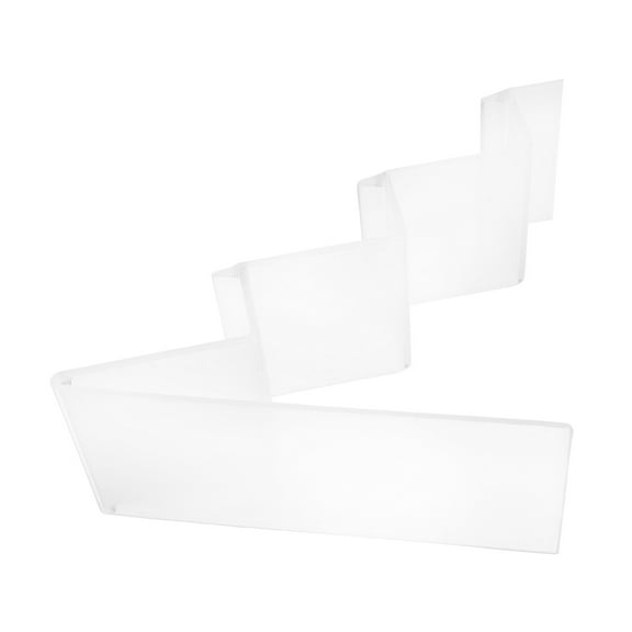 Set of 2 Plastic Holder Purse Stands for Display Vendor Riser Handbag Organizer Transparent