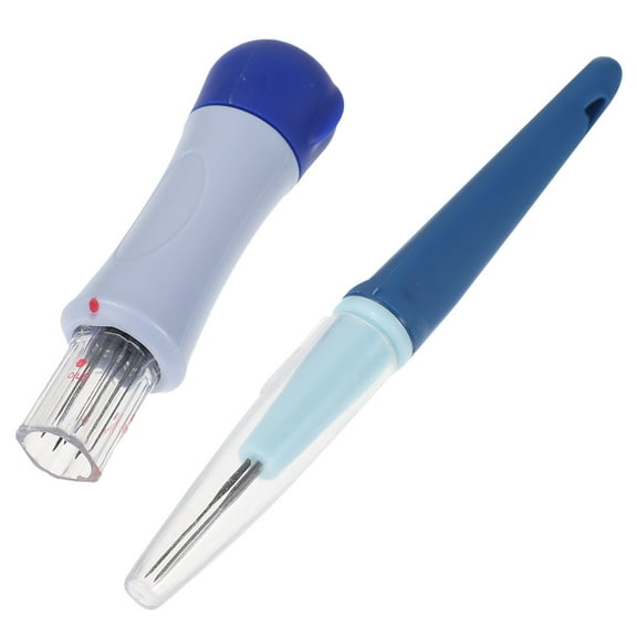 Set of 2 Poking Felt Needle Sewing Threader for Hand Stitching Fabric
