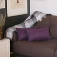 thumbnail image 1 of Set of 2 Purple Modern Lumbar Throw Pillows, 1 of 2