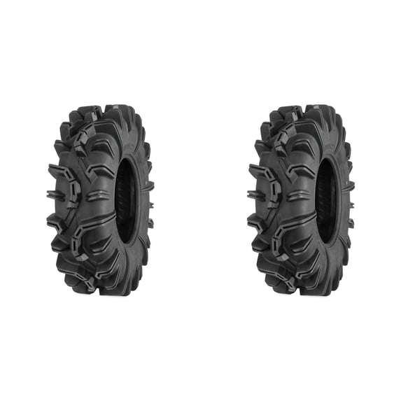 Set of 2 QUADBOSS QBT673 Front/Rear Tires 32x10R-14 6-ply
