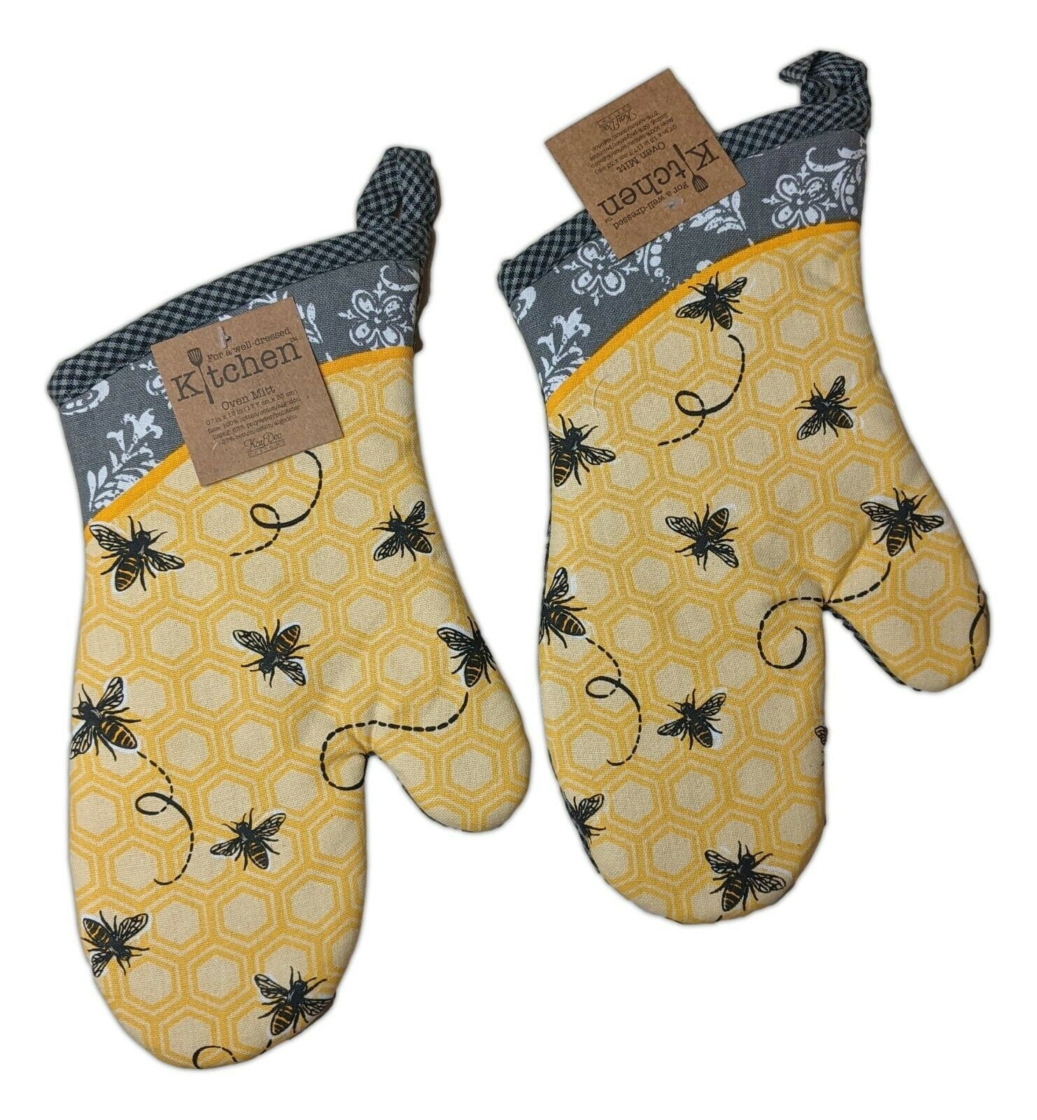Kay Dee Designs Cooks Kitchen Teal Oven Mitt 7 In X 12.5 In