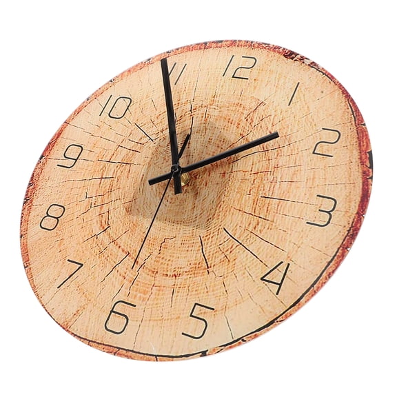 Set of 2 Quick Freezer Mold Annual Ring Wall Clock Store Decor Office