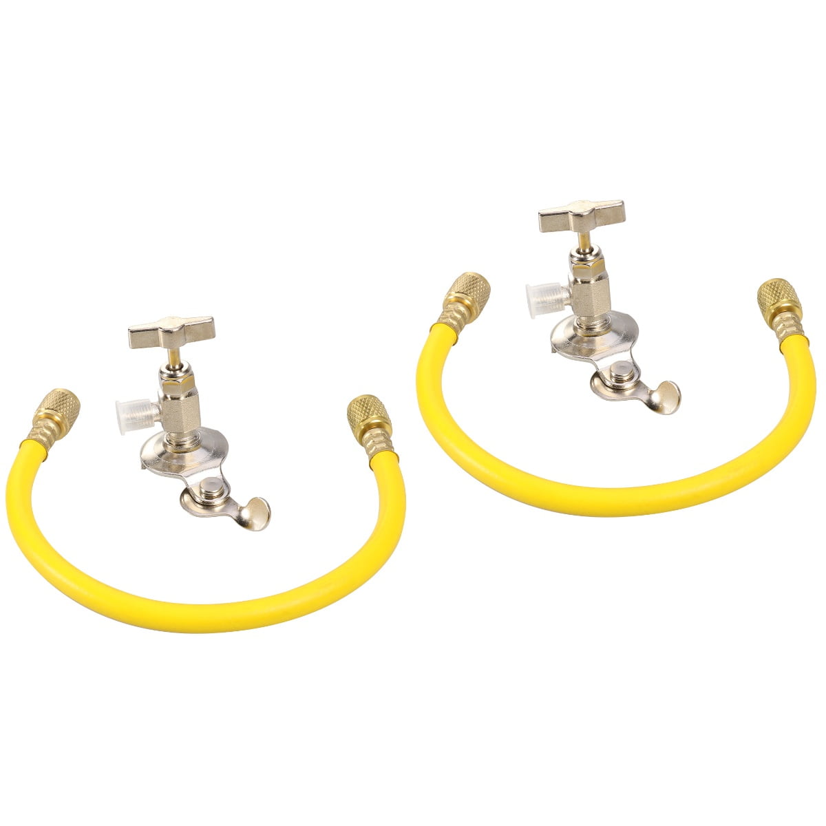 Set of 2 R134a Recharge Hose Refrigerant Hoses Car Air Conditioner
