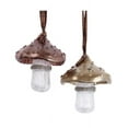 thumbnail image 1 of Kurt Adler Plastic Ornament for Christmas Tree, Assorted Mushrooms (Pack of 2), 1 of 1
