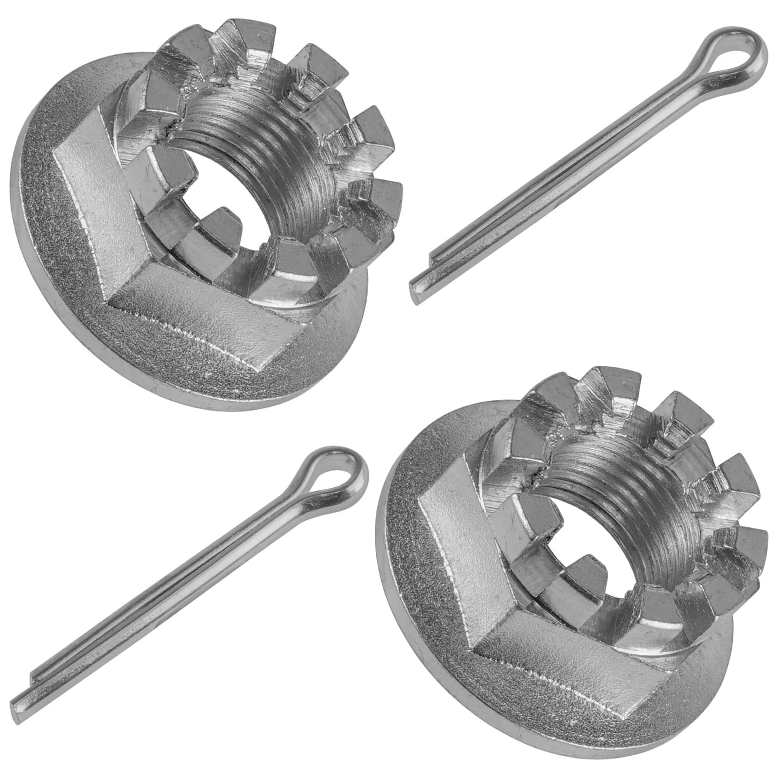 Set of 2 Rear Axle Castle Nuts & Pins for Honda TRX450R 2005-2009 ...