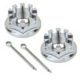 thumbnail image 1 of Set of 2 Rear Axle Nuts W/Pins For Honda TRX420FA Rancher 420 4X4 2009-2017, 1 of 1