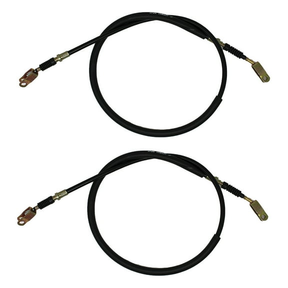 Set of 2 Rear Brake Cables Fits Yamaha G1, G2, G9 Golf Cart (1978-1989)