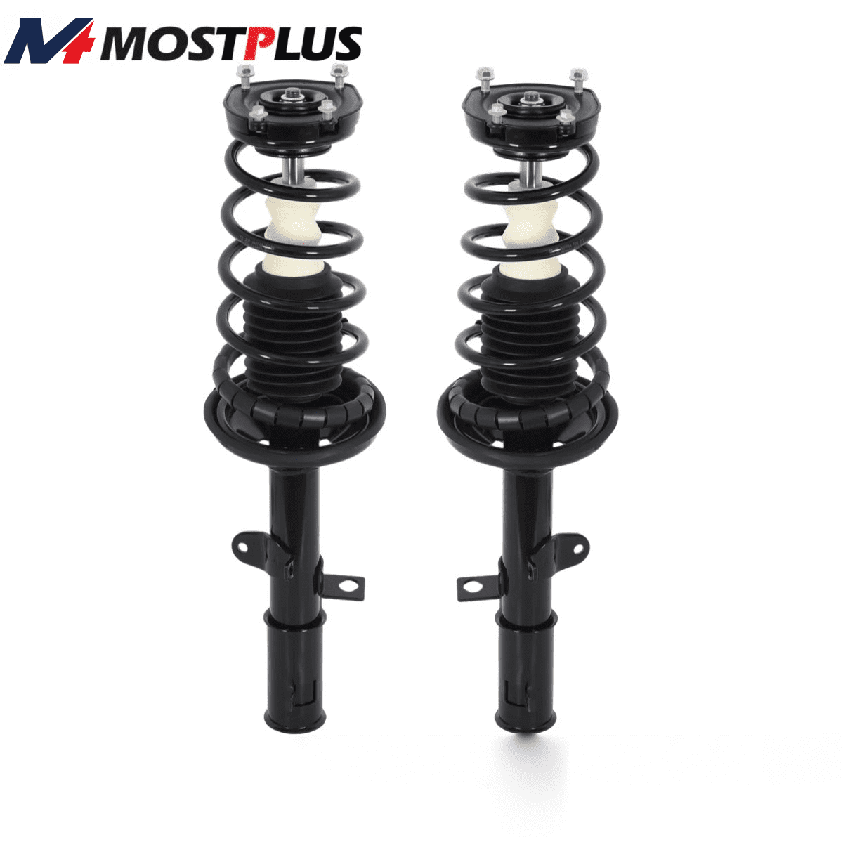 MOSTPLUS 2x Rear Shocks Complete Struts Assembly for Toyota Corolla Chevrolet Geo Prizm