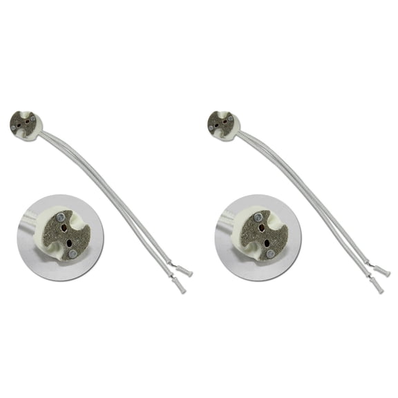 Set of 2 Recessed Downlights Ceramic Wire Connector MR16 Lamp Holder Ceramic Lamp Holder MR16 MR11 LED Light Socket