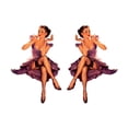 thumbnail image 1 of Set of 2 Remote Control (RC12) Pin Up Girl RC Airplane Sticker Decal, 1 of 1
