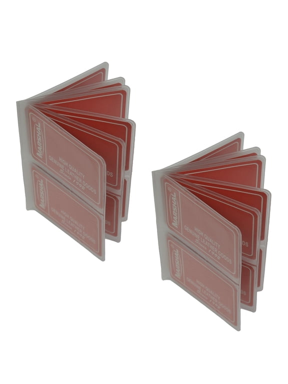 Set of 2 - Replacement Plastic Insert For Hipster Wallets, Card Or Picture Insert 2 High Stacked Up INS502 (C)