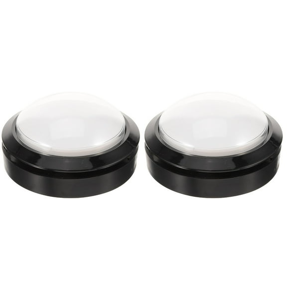 Set of 2 Responder Button For Game Chine Practical Buzzer Game Machine Button Game Button Elder