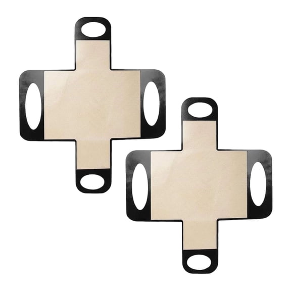 Set of 2 Reusable Loaf Pan Liner Safe Silicone Bread Slings with Textured Surfaces for Crispy Crust & Easy Releasing