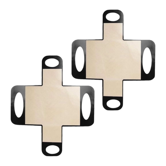 Set of 2 Reusable Loaf Pan Liner Safe Silicone Bread Slings with Textured Surfaces for Crispy Crust & Easy Releasing