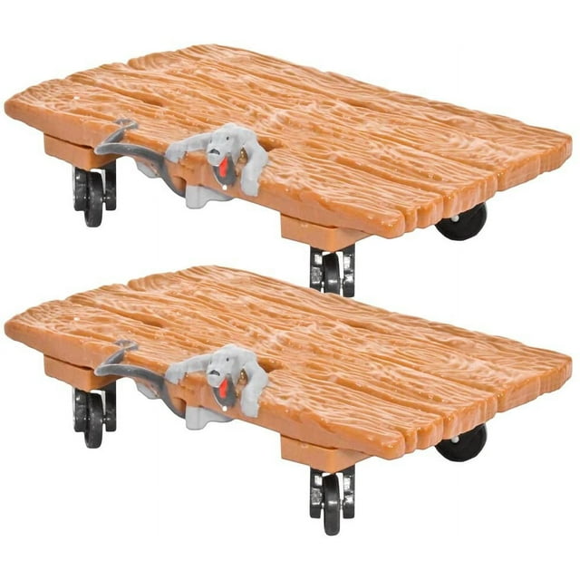 Set of 2 Rolling Boards With Rats for WWE & AEW Wrestling Action Figures