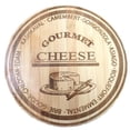 thumbnail image 1 of Set of 2 Round Bamboo Engraved With Names Of Cheese Cutting Board, 1 of 1