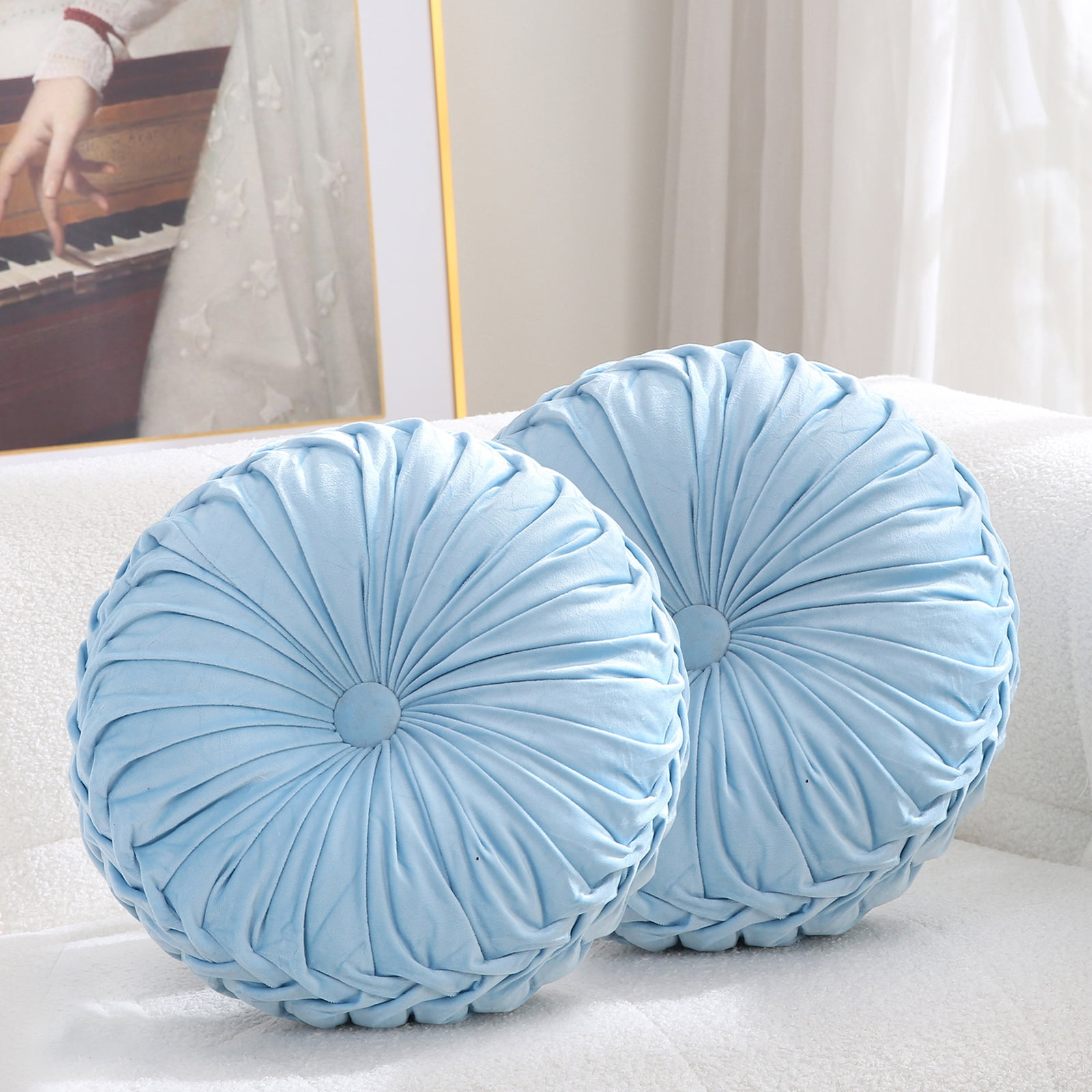 Living Room Couch Target Floor Cushion Set Of Round Velvet