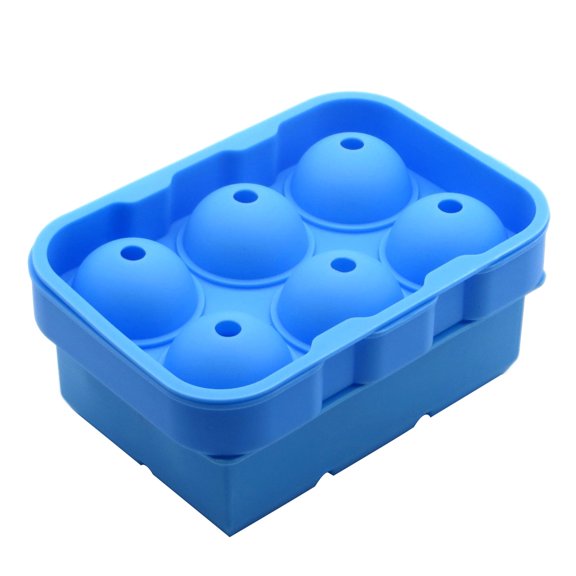 Set of 2 Round and Square Moulds Trays Hand Making Tools Maker for Chilling Whiskey Beverages