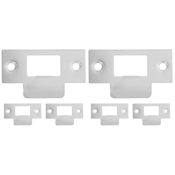 Set of 2 Safety Dead Bolt Door Lock Latch Hardware Deadbolt Plates