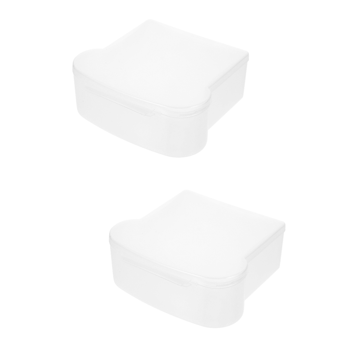 Set of 2 Sandwich Box Lovely Food Holder Bento +box School Supply Child