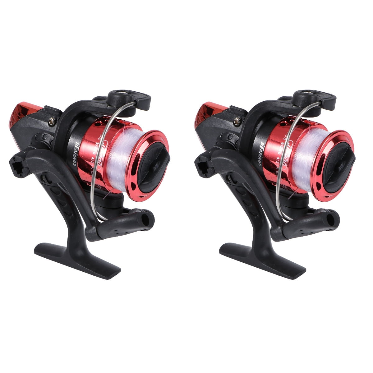 Set of 2 Sea Rod Hand Wheel Fishing Reel Accessories Kit Reels Spiral