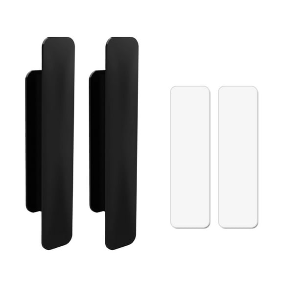 Set of 2 Self-Adhesive Furniture Handles Cabinet Handle Drawer Handles Door Handles No Drilling Handle for Wardrobes