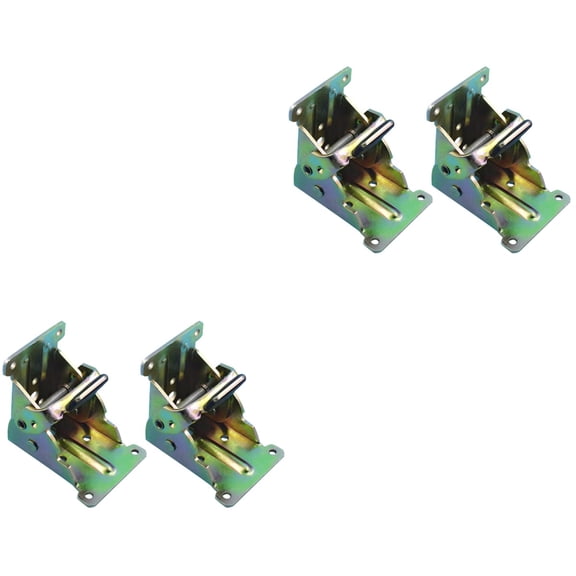 Set of 2 Self-locking Folding Table Leg Brackets Laundry Room Furniture