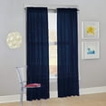 thumbnail image 1 of Set of 2 Sheer Voile Transparent Window Treatment Curtain Panel Drapes, 1 of 2