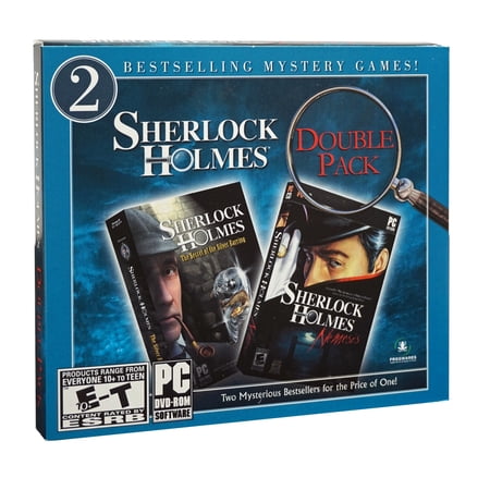 Set of 2 Sherlock Holmes PC DVD-Rom Computer Software Games