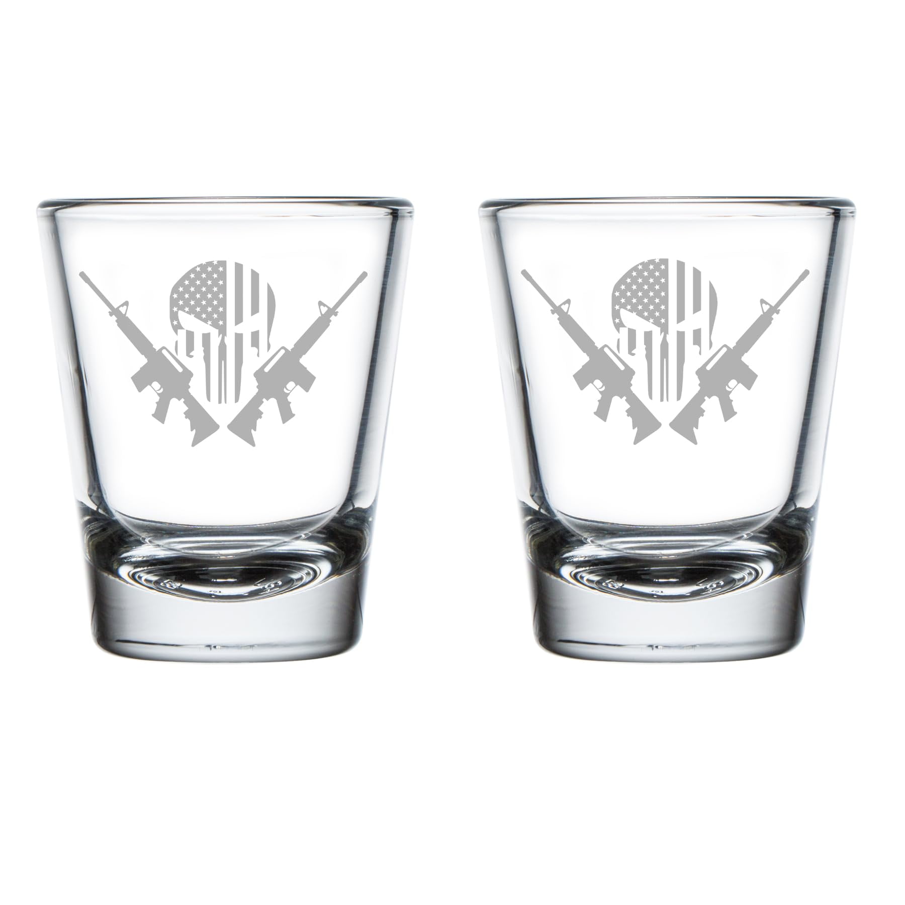 2oz Lineman with skull and cross tools Shot Glass 2oz Lineman with skull and cross tools Shot Glass