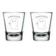 thumbnail image 1 of Set of 2 Shot Glasses 1.75oz Shot Glass Gift Sheetfaced Funny Ghost Halloween, 1 of 1