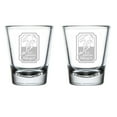 thumbnail image 1 of Set of 2 Shot Glasses 1.75oz Shot Glass Gift The Green Dragon, 1 of 1