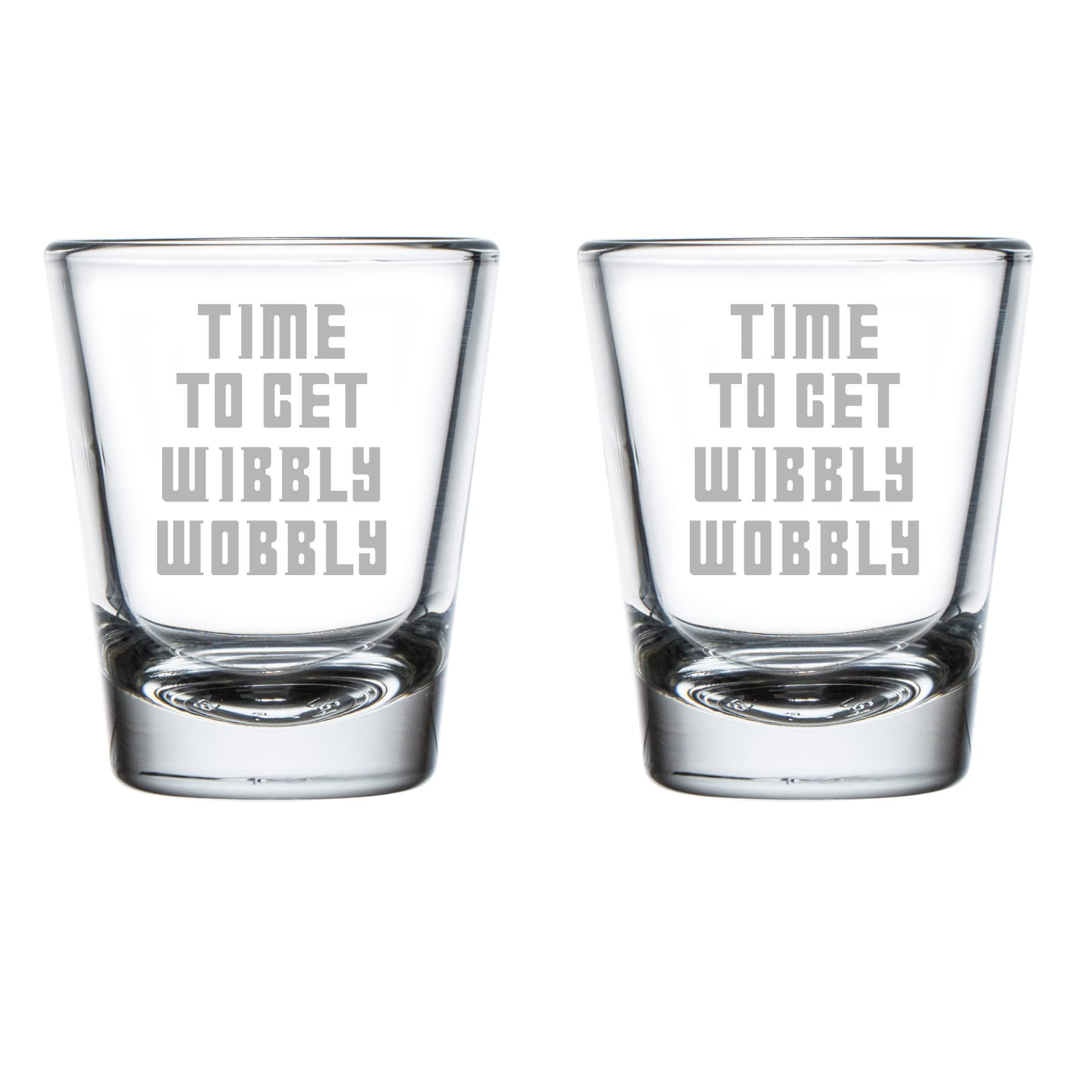 8oz Wibbly Wobbly Black Flask 8oz Wibbly Wobbly Black Flask