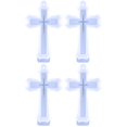 thumbnail image 1 of Set of 2 Silicon Molds Cross Charms Keychain Classic Pendant DIY Crafts, 1 of 8