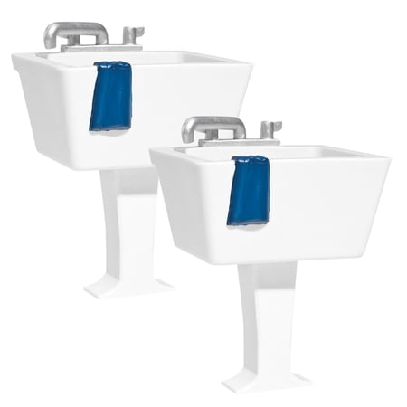 Set of 2 Sinks for WWE & AEW Wrestling Action Figures