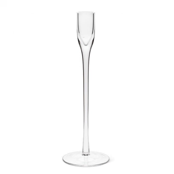 Set of 2 Slender Long Stemmed Taper Candle Holder