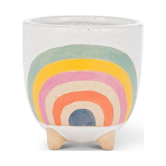 Set of 2 Small Rainbow Planter with Legs