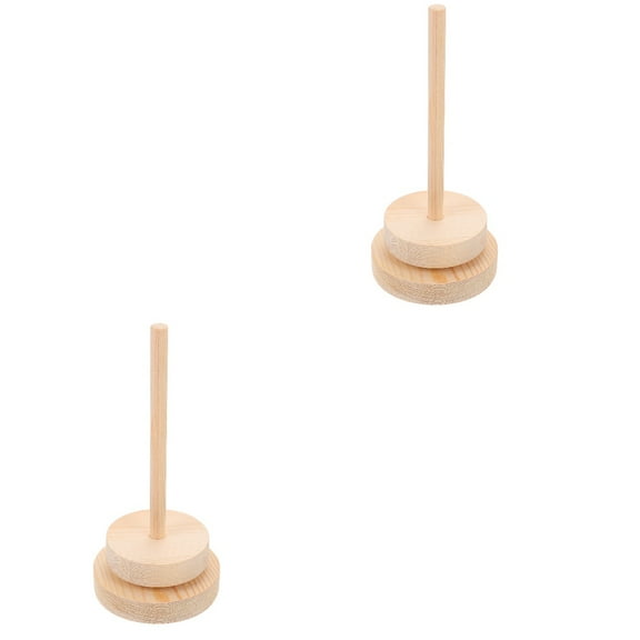 Set of 2 Spinning Rack Winding Wool Spool Yarn Holder Practical Tool Handmade