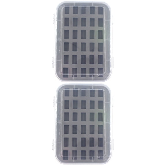 Set of 2 Sponge Holder Bobbin Case for Threads Sewing Box Storage Lightweight