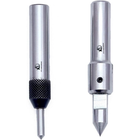 Set of 2 Spring Center Tap Guide Tool to Align Tap for threading Lathe Mill Jig Bore