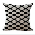 thumbnail image 1 of Set of 2 Square Geometric Pattern Throw Pillow (With or Without Inserts), 1 of 7