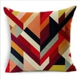 thumbnail image 1 of [IN 2xZT44-1] Set of 2 Square Geometric Pattern Throw Pillow (With or Without Inserts), 1 of 11
