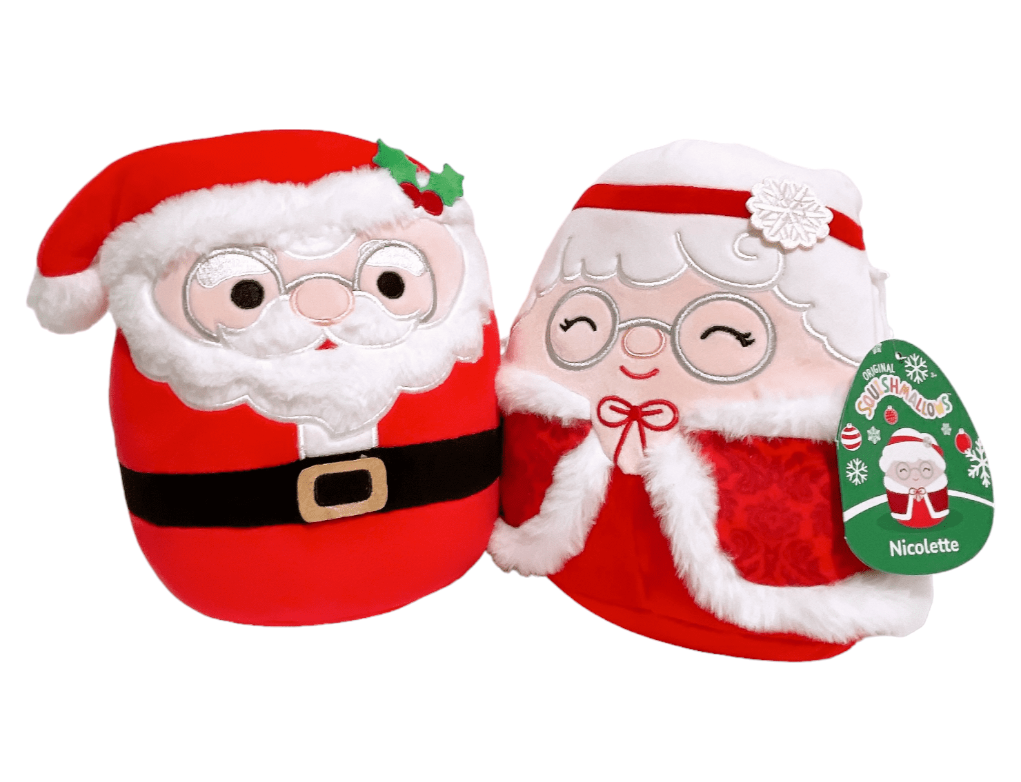 Set of 2 Squishmallows 2023 Christmas Squad 8