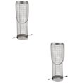 thumbnail image 1 of Set of 2 Stainless Steel Bird Feeder Hummingbird Drinkers Outdoor, 1 of 8